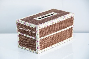 ผลิตภัณฑ์จากกระจูด กล่องทิชชูกระจูด