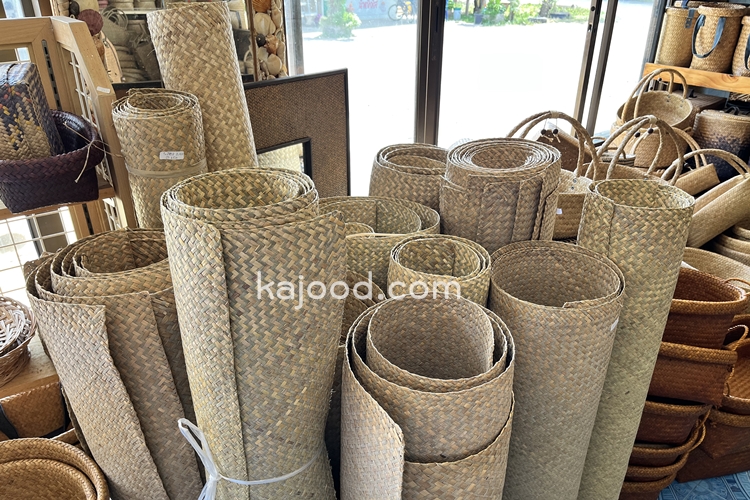 เสื่อกระจูด ผลิตภัณฑ์จักสาน กระจูดสาน สาดจูด